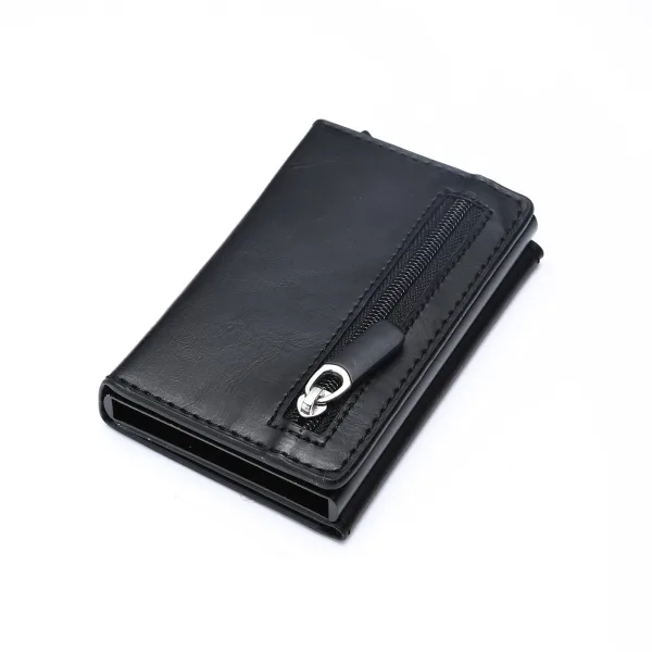 Porte-cartes avec poche zippée RFID - Le secur™