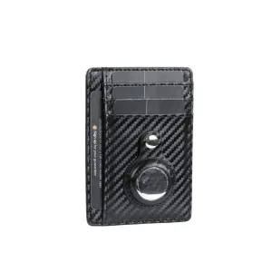 Porte-cartes fin avec emplacement AirTag RFID - Le secur™