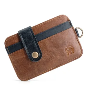 Porte cartes Rétro En Cuir Fin L’absolu™