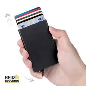 Porte-cartes en métal anti-RFID - Fin et minimaliste