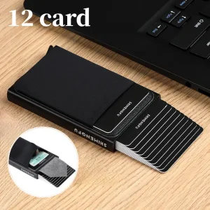 Porte-cartes 12 Cartes En Métal Pour Hommes