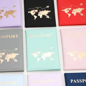 Porte Passeport Pour Femmes Et Hommes En Cuir