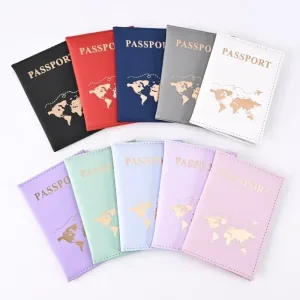 Porte Passeport En Cuir Pour Femmes Et Hommes