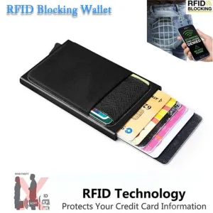 Porte cartes en métal RFID