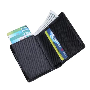 Porte Cartes en cuir et métal