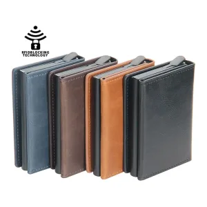 Porte-cartes de crédit antivol Rfid pour hommes et femmes,